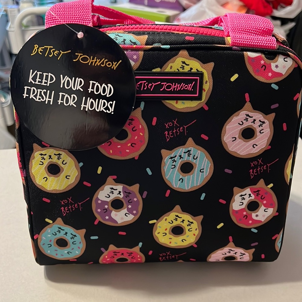 Betsey Johnson insulated Lunch tote